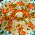 tama2012's cooksnap of when they made 簡単！☆サーモンとホタテのカルパッチョ☆.
