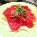 tomoyo0722's cooksnap of when they made マグロのカルパッチョ.