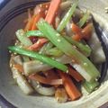 みなと73's cooksnap of when they made ブロッコリーの茎と人参竹輪のきんぴら.