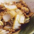 periku's cooksnap of when they made 白菜とベーコンのオイスター炒め.