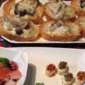 holyママ's cooksnap of when they made きのことチーズのブルスケッタ.