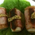 クックDAPWAN☆'s cooksnap of when they made ちくわ胡瓜ベーコン巻き マスタードソース.