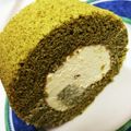 KRハレアイナ's cooksnap of when they made 栗入り抹茶ロールケーキ.