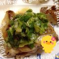 ぽんちゃん's cooksnap of when they made パリパリ鶏のネギソース添え.