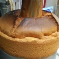 にこにこくうたん's cooksnap of when they made テフロン加工でもok！簡単シフォンケーキ.