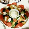 藍真ママ's cooksnap of when they made クリスマスに♪ブロッコリーのリースサラダ.