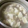 ubank's cooksnap of when they made 白い麻婆豆腐.