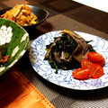 だりりラブ's cooksnap of when they made なすとほうれん草の粒マスタード炒め.