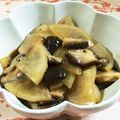 kokokuma's cooksnap of when they made 大根と椎茸のごま油炒め.