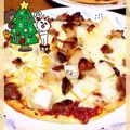 rei＊zaru's cooksnap of when they made お餅のピザトースト風.