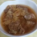 じ～やん's cooksnap of when they made 牛ステーキ肉煮☆圧力鍋で超トロトロ♪.