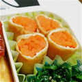 ＠みぃ's cooksnap of when they made しみしみ♪人参のきつね巻き＊お弁当にも.