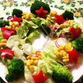 mahalo05's cooksnap of when they made いろいろ野菜のリースサラダ.