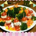 スコーンラブ's cooksnap of when they made トマトでサンタクロース.