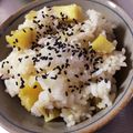 せいままま's cooksnap of when they made 圧力鍋★さつまいも♡おこわ.
