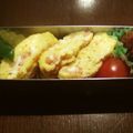 Ｐ子ママ's cooksnap of when they made 赤い玉子焼き.