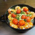 まさたかまま's cooksnap of when they made ♓海老とプチトマトのオイル焼き♓.