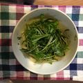 ぴょんちゅまる's cooksnap of when they made 超簡単なのに超美味しい！水菜のサラダ！.