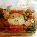 カンカン★☆'s cooksnap of when they made クリスマス お弁当 デコ弁 冬.