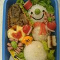 ☆ゆかねえさん☆'s cooksnap of when they made 冬のキャラ弁☆赤ウインナーの手袋.