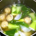 しゃりむに's cooksnap of when they made チンゲン菜と鶏団子のスープ☆.