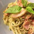 UmAqaba's cooksnap of when they made セロリの葉でジェノベーゼ風.