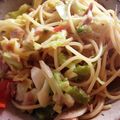はなこ♡12's cooksnap of when they made お手軽！ベーコンと水菜の和風パスタ♪.