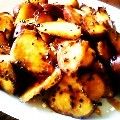 kuma_yuma's cooksnap of when they made フライパンひとつで！揚げないで作る大学芋.