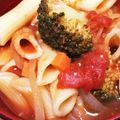 Aacocom's cooksnap of when they made からだ温まるスープペンネ.