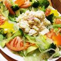なのぴょん♪'s cooksnap of when they made ”食べるXmasリース” 華やかサラダ♪.