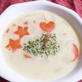 ちぃ−ち−chan's cooksnap of when they made 生姜であったか♥大根人参クリームスープ.