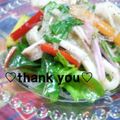 陽翔mam 's cooksnap of when they made 佐藤さんちの☆いかリングマリネサラダஐஃ.