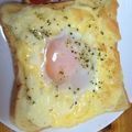 くらげ＊'s cooksnap of when they made マヨ卵トースト.