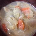 H♡S's cooksnap of when they made 根菜たっぷり♪ごまと豆乳のお味噌汁.