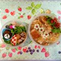 komutatata's cooksnap of when they made キャラ弁☆ミートボールでリラックマ.