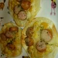 紅花ママちゃん's cooksnap of when they made 残り物で簡単！餃子ピザ.