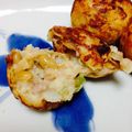 ハピクロ827's cooksnap of when they made たこ焼き粉で～納豆焼き.