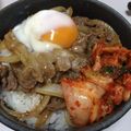 小ｼR's cooksnap of when they made ランチに!簡単温玉牛丼☆.