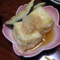 だちょこです。's cooksnap of when they made 簡単☆めんつゆでピリッと揚げ出し豆腐.