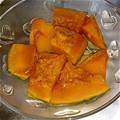 とまちぃー's cooksnap of when they made 早くて簡単☆レンジdeかぼちゃの煮物.