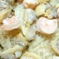 tomitaro07's cooksnap of when they made アサリと海老の旨味ピラフ.