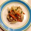 なつき☆ミ's cooksnap of when they made 野菜と鶏ムネのマヨぽん炒め♡柚子胡椒風味.