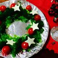 パセリセリ's cooksnap of when they made クリスマスリースサラダ.
