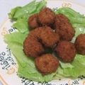 きらり流れ星's cooksnap of when they made チーズがとろ～り！コロコロチキンボール.