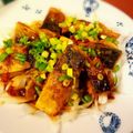 jajarie's cooksnap of when they made サバの辛みそソ－スかけ.