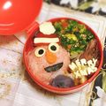 なぁ〜もも's cooksnap of when they made 簡単！エルモのキャラ弁♡.