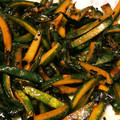 ◇ひさ's cooksnap of when they made かぼちゃの皮のきんぴら.