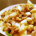 genkiti's cooksnap of when they made 豚とネギの炒め物♡パーロー（爆肉）.