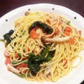 h_romy's cooksnap of when they made しめじとほうれん草のトマトパスタ.