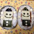 ｊ−ｊ−ｆ's cooksnap of when they made クリスマスにいかが？サンタのサンドイッチ.